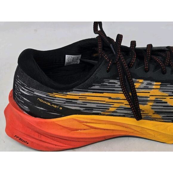 Asics Novablast 3 Men\'s Size 14 Running Shoes Black Jogging Sneakers 1011B458 main image 14